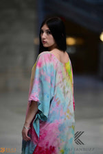 Load image into Gallery viewer, Dreamy Watercolor Kaftan – Light &amp; Soft, Fairytale-Inspired Colors, Elegant Beachwear &amp; Lounge Wear
